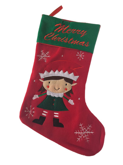 Pack de 2 botas de Navidad 20×42 cm
